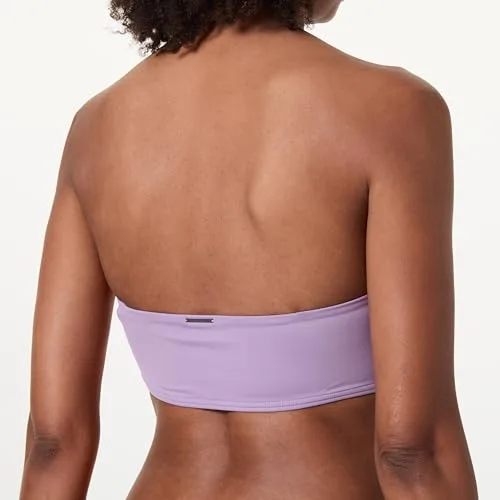 Calvin Klein ▫️ Top de biquíni tipo bandeau para mulher com enchimento removível 3