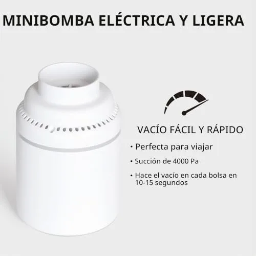 SUOCO ▫️ sacos de vácuo para roupa com bomba elétrica, 10 XL, sacos de armazenamento a vácuo para roupa de cama, viagens e mudanças 4