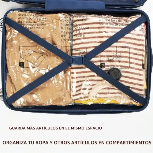 SUOCO ▫️ sacos de vácuo para roupa com bomba elétrica, 10 XL, sacos de armazenamento a vácuo para roupa de cama, viagens e mudanças 5
