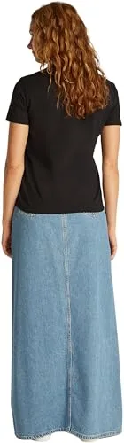 Calvin Klein ▫️ T-shirt de manga curta para mulher, com estampado, corte regular 2