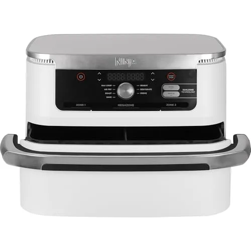 Ninja ▫️ Foodi FlexDrawer, Fritadeira de Ar Quente com Zona Flex, Branca 2