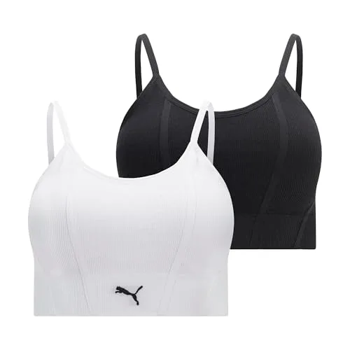 PUMA ▫️ Conjunto de 2 Sutiãs Desportivos Sem Costuras para Mulher 6