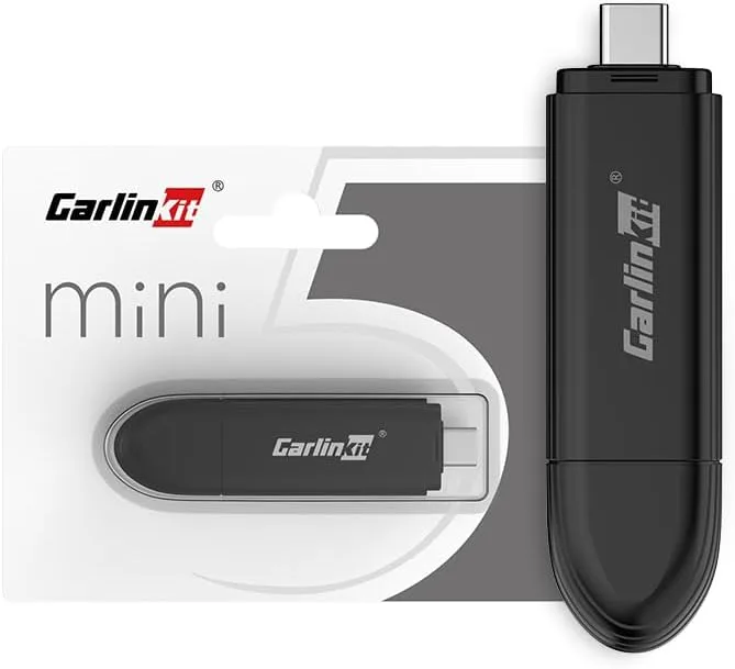 Carlinkit ▫️ Adaptador CarPlay sem fios Mini SE, adequado para carros com função carplay (ano do modelo: 2017 a 2025), ligação automática, CarPlay com fios para sem fios
