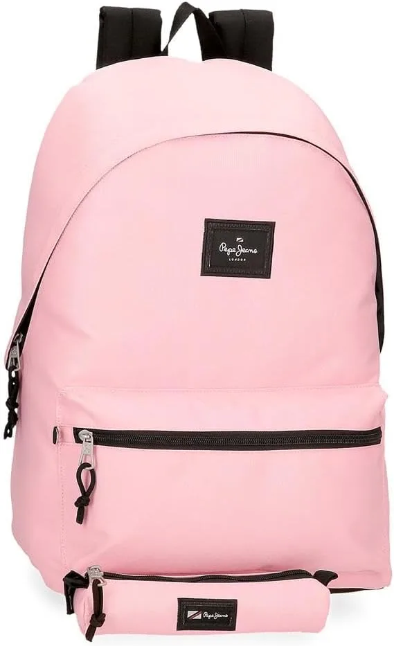 Pepe Jeans ▫️ Mochila para portátil Aris, rosa, para portátil de 15,6 polegadas