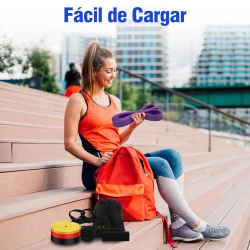 Fokky ▫️ Elásticos de Musculação com 4 Níveis de Resistência, 5-85 LBS 7