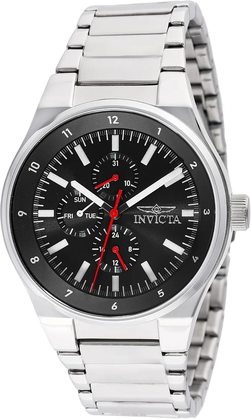 INVICTA ▫️ Relógio de quartzo para homem Racing em aço inoxidável - 44 mm