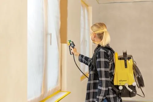 Wagner ▫️ Sistema de pulverização de tinta com bateria Control Pro 300 Move 18V Baretool - Livre e flexível: confortável como mochila, fixo no chão ou portátil na mão * SEM bateria nem carregador* 5