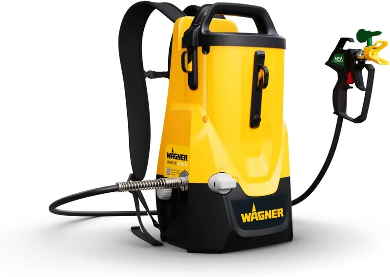 Wagner ▫️ Sistema de pulverização de tinta com bateria Control Pro 300 Move 18V Baretool - Livre e flexível: confortável como mochila, fixo no chão ou portátil na mão * SEM bateria nem carregador*