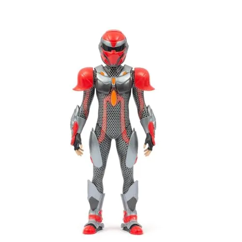 GORMITI THE NEW ERA ▫️ Gormiti - Figura de 27 cm do Zane com várias peças de armadura, Gormiti da Nova Era, armadura removível, brilhante com acabamentos metálicos, 9 pontos de articulação, famosa (GRV03400) 4