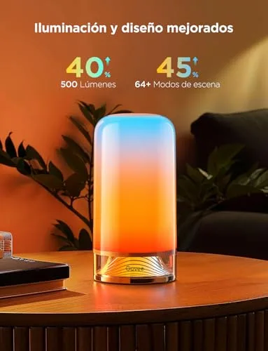 Govee ▫️ Candeeiros de mesa de cabeceira com controlo tátil, LED RGBICWW com intensidade regulável, 500 lm 2
