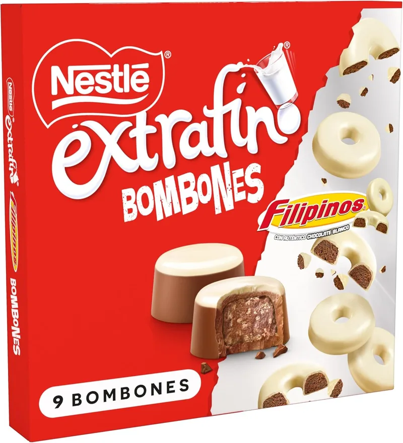 EXTRAFINO ▫️ NESTLE Extrafine chocolate de leite chocolates Filipinos Caixa 113g