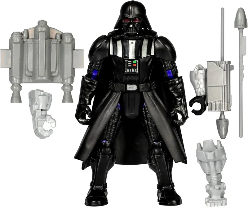 Hasbro ▫️ MixMashers Star Wars™, Darth Vader, Figura de luxo e acessórios para misturar e combinar