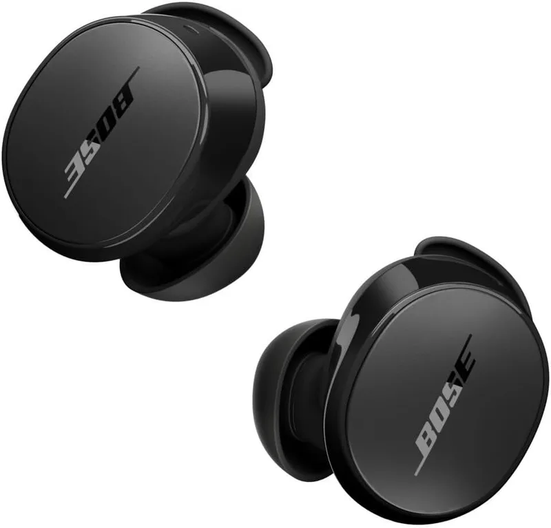Bose ▫️ QuietComfort Earbuds True Wireless, auscultadores Bluetooth com cancelamento ativo de ruído e microfone, tecnologia Deep Bass e classificação IPX4, até 8,5 horas de autonomia da bateria, preto