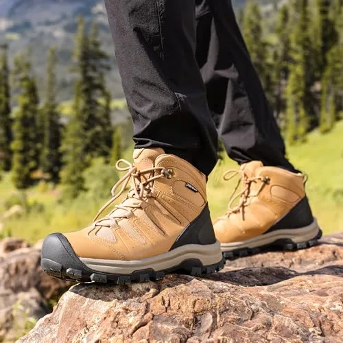 NORTIV 8 ▫️ Botas de montanha para homem, impermeáveis, leves, para trekking e caminhadas ao ar livre, antiderrapantes 2