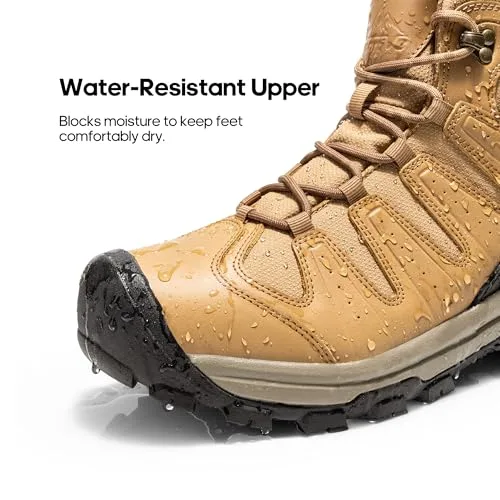 NORTIV 8 ▫️ Botas de montanha para homem, impermeáveis, leves, para trekking e caminhadas ao ar livre, antiderrapantes 5