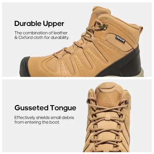 NORTIV 8 ▫️ Botas de montanha para homem, impermeáveis, leves, para trekking e caminhadas ao ar livre, antiderrapantes 6