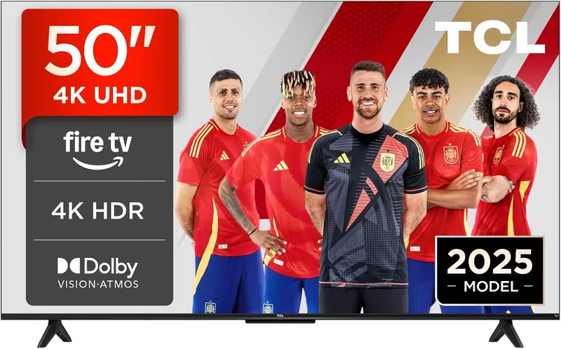 TCL ▫️ 50PF650, Smart TV 4K UHD de 50", Fire TV (Dolby Vision, Dolby Atmos, DTS, HDR 10, Alexa incorporada, Airplay2, Miracast)