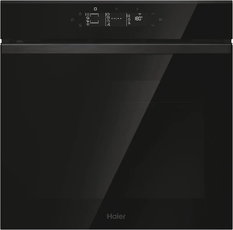 Haier ▫️ ID Series 6 H6 ID66G3HTB - Forno Hidrolítico Multifunções, Conectividade WIFI, Capacidade 78L, Cozedura multinível, 17 Funções, Ecrã Táctil, Guia Telescópica, 3 Vidros de Porta, Preto