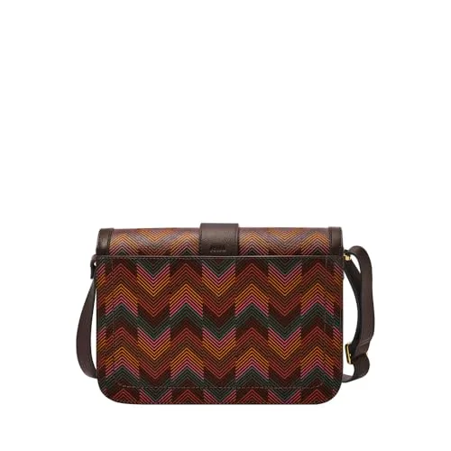 Fossil ▫️ Mala Zoey em pele, algodão ou poliéster para mulher 4