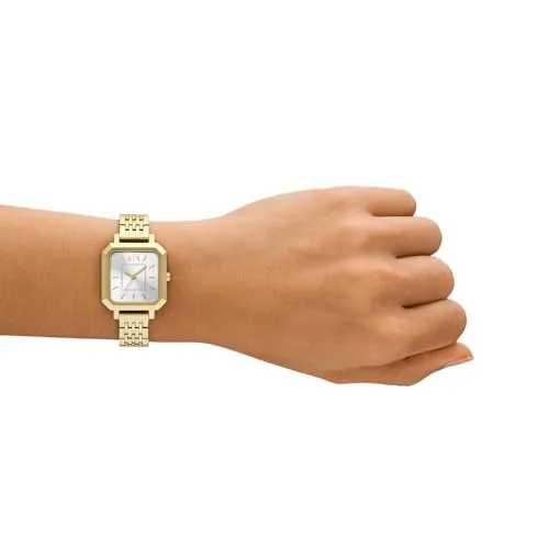 Armani Exchange ▫️ Relógio de senhora movimento de quartzo com três ponteiros e caixa de 27 mm com bracelete em aço inoxidável 2