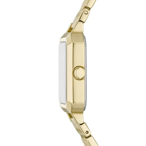 Armani Exchange ▫️ Relógio de senhora movimento de quartzo com três ponteiros e caixa de 27 mm com bracelete em aço inoxidável 4