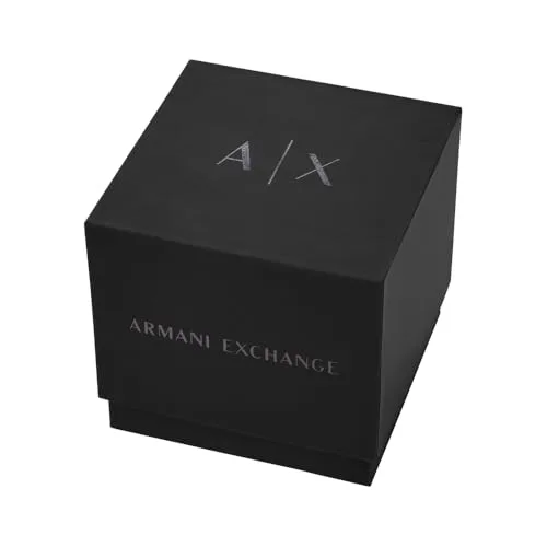 Armani Exchange ▫️ Relógio de senhora movimento de quartzo com três ponteiros e caixa de 27 mm com bracelete em aço inoxidável 7