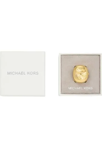 Michael Kors ▫️ Relógio analógico de quartzo para mulher, com bracelete em aço inoxidável MK4847, dourado, moderno 2