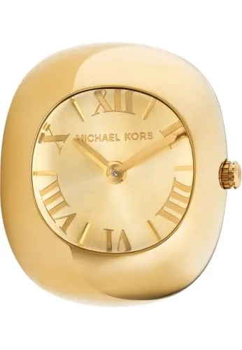Michael Kors ▫️ Relógio analógico de quartzo para mulher, com bracelete em aço inoxidável MK4847, dourado, moderno 4