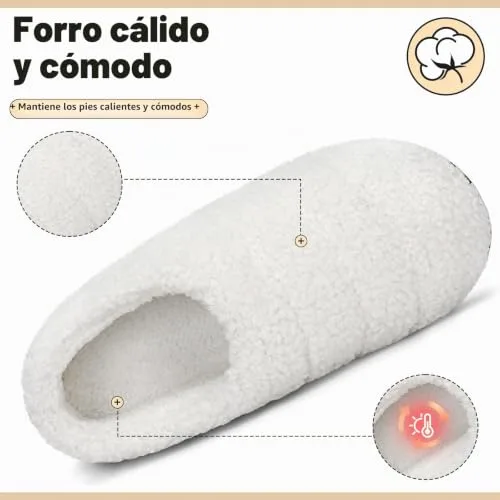 Mishansha ▫️ Chinelos de Casa Unissexo de Inverno Quentes, Tamanhos 36-47 2