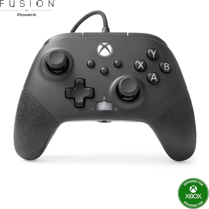 Power A ▫️ FUSION Pro 4 Wired Controller para Xbox Series X|S, thumbsticks de altura ajustável, efeito hall, botões mapeáveis, licenciado oficialmente, funciona com Xbox One e Windows 10/11