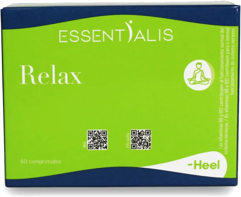 Essentialis ▫️ Relax – Suplemento natural para relaxamento, 60 comprimidos