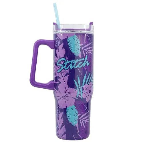 Stor ▫️ Garrafa de Água em Aço Inoxidável Stitch 665 ml - Tampa Hermética com Alça, Resistente para Desporto, Escola e Viagens 2