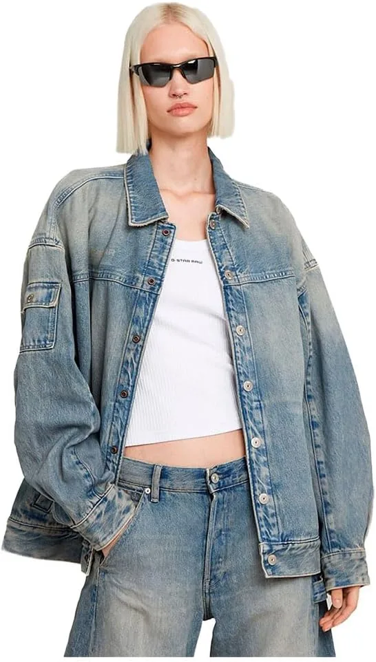 G-STAR ▫️ Casaco Long Drifter para mulher