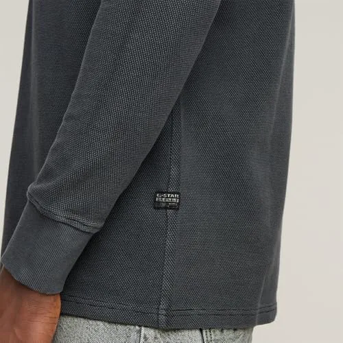 G-STAR ▫️ Camisola Overdyed Half Zip Tweeter para Homem 6