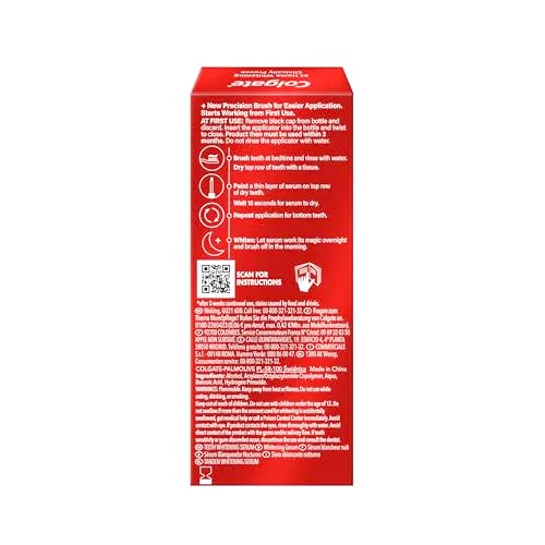 Colgate ▫️ Max White, Soro Branqueador Noturno para os Dentes, 2,5 ml 2