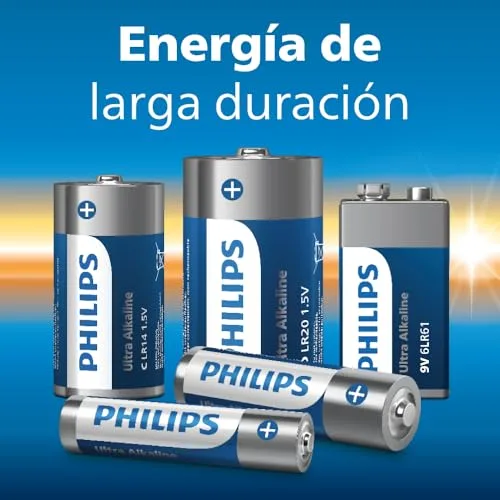 PHILIPS ▫️ Ultra D, pilhas alcalinas LR20, alta capacidade para flashes e dispositivos de grandes dimensões, embalagem de 20 unidades 5