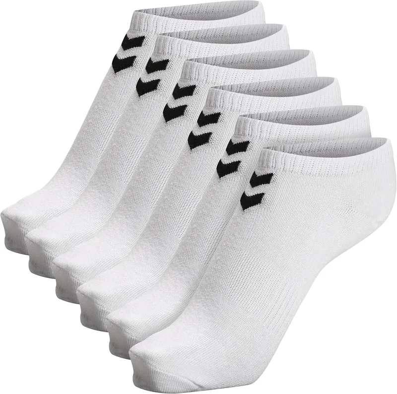 hummel ▫️ Meias curtas hmlchevron, embalagem de 6 pares
