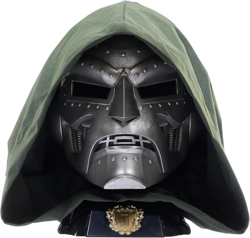 Marvel ▫️ Hasbro Legender Series, Doctor Doom, Capacete Premium, Cosplay, Jogo de Interpretação, Capuz Amovível, Base de Exposição, Escala 1:1, Ideia para Prenda