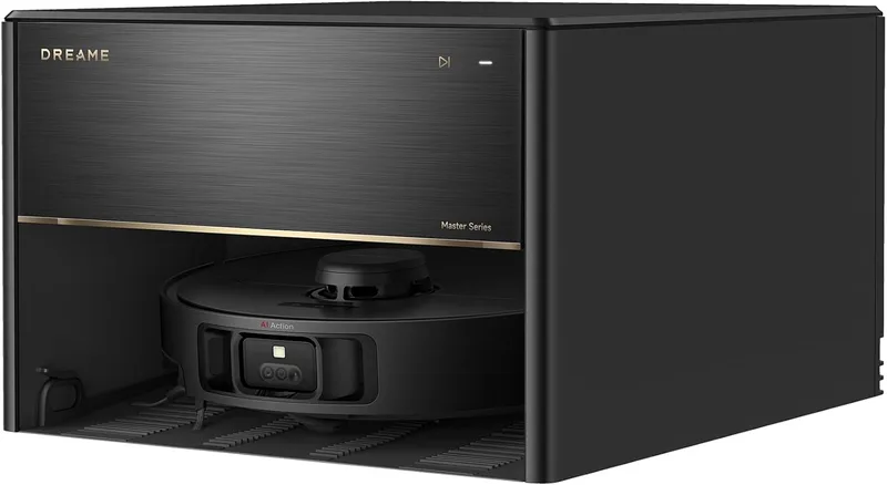 DREAME ▫️ Robô aspirador X40 Master, robô aspirador e esfregador de 12 000 Pa com esvaziamento automático, navegação inteligente, autolimpeza com esfregona, modo adequado para animais de estimação, estação de carregamento 8 em 1