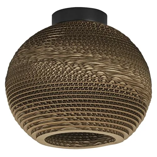 LEDVANCE ▫️ Decor Cardboard Ball castanha, em cartão ondulado, leve, E27, 260 4