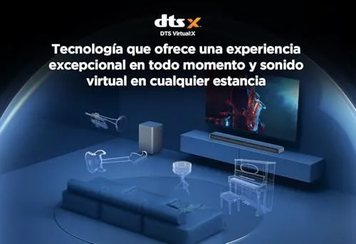 TCL ▫️ S55HE Barra de som 2.1, 220 W, subwoofer sem fios, Dolby Atmos, DTS Virtual:X, HDMI eARC, Bluetooth 5.3, comando único, compatível com TV 7