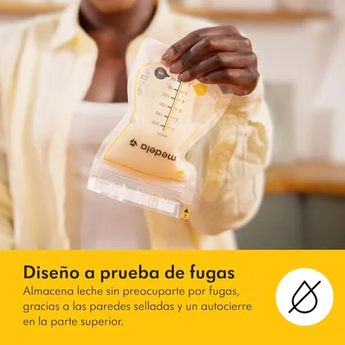 Medela ▫️ Sacos de armazenamento de leite materno Easy Pour sacos descartáveis de 210 ml, à prova de fugas, protegem os nutrientes do leite, sem BPA, embalagem de 100 unidades, em exclusivo na Amazon 5
