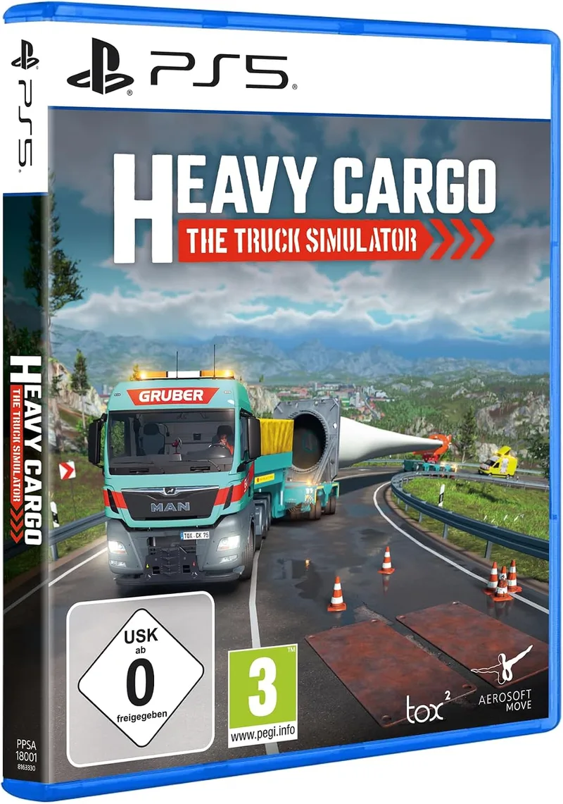 Aerosoft ▫️ Heavy Cargo Simulator - PS5 em alemão