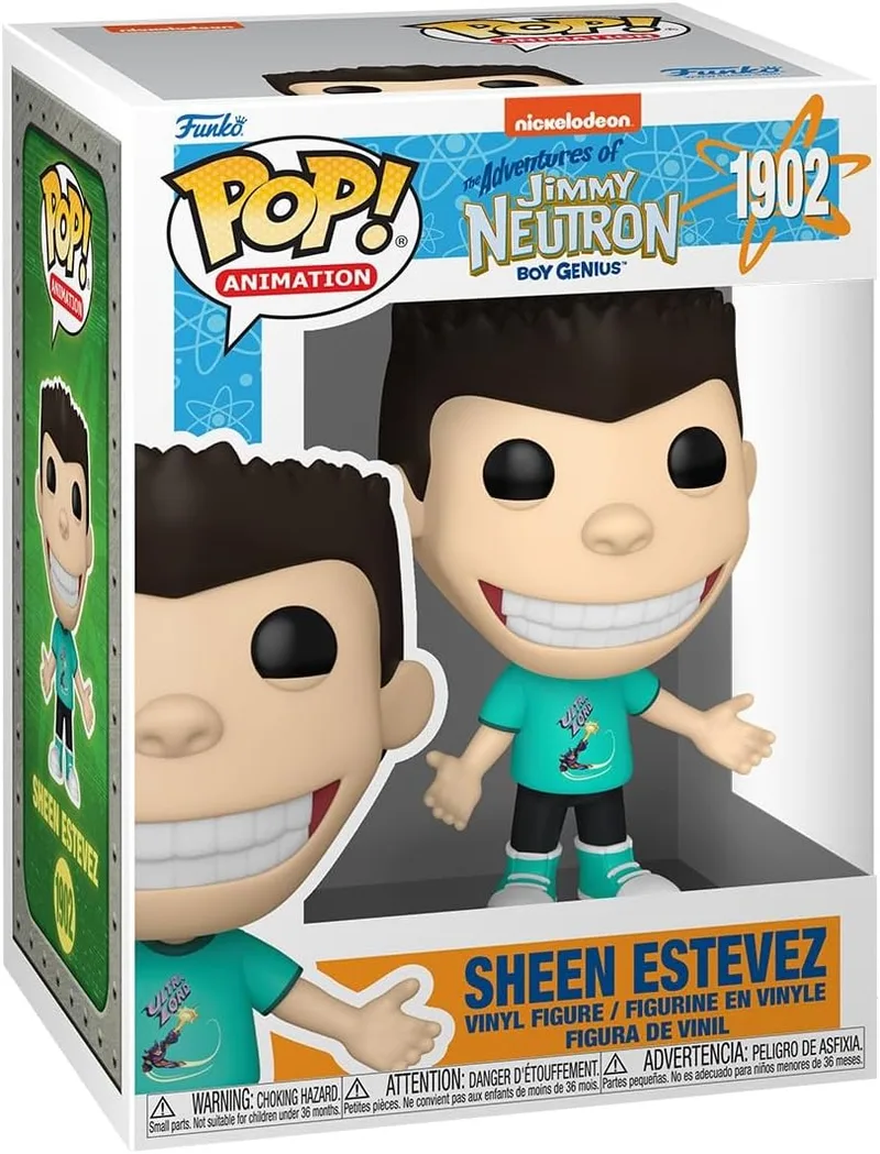 Funko ▫️ Pop! Animação: Jimmy Neutron - Sheen Estevez - Figura de Vinil Colecionável - Ideia para Prenda - Mercadoria Oficial - Brinquedos para Crianças e Adultos - Fãs de TV - Bonecas Coleccionáveis