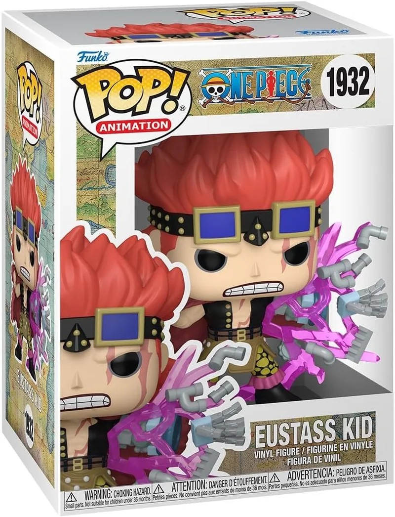 Funko ▫️ Pop! Animation: One Piece - Eustass Kid com o Despertar | Produtos oficiais de anime - Figura de vinil colecionável para decoração - Presente geek de aniversário