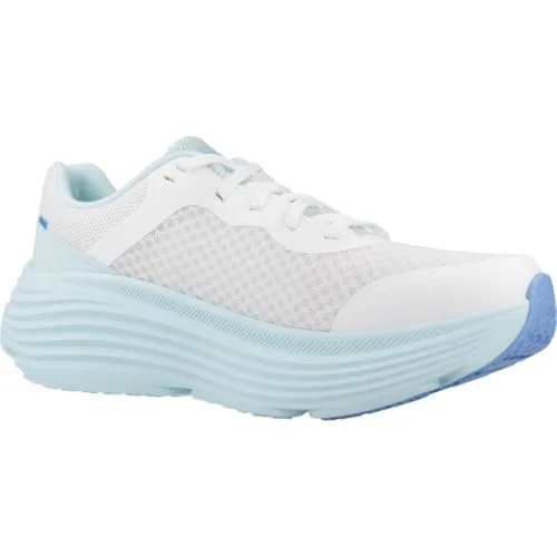 Skechers ▫️ MAX Cushioning Endeavour Canova - Ténis desportivos para mulher, acabamento sintético branco e azul claro, 38 EU 5