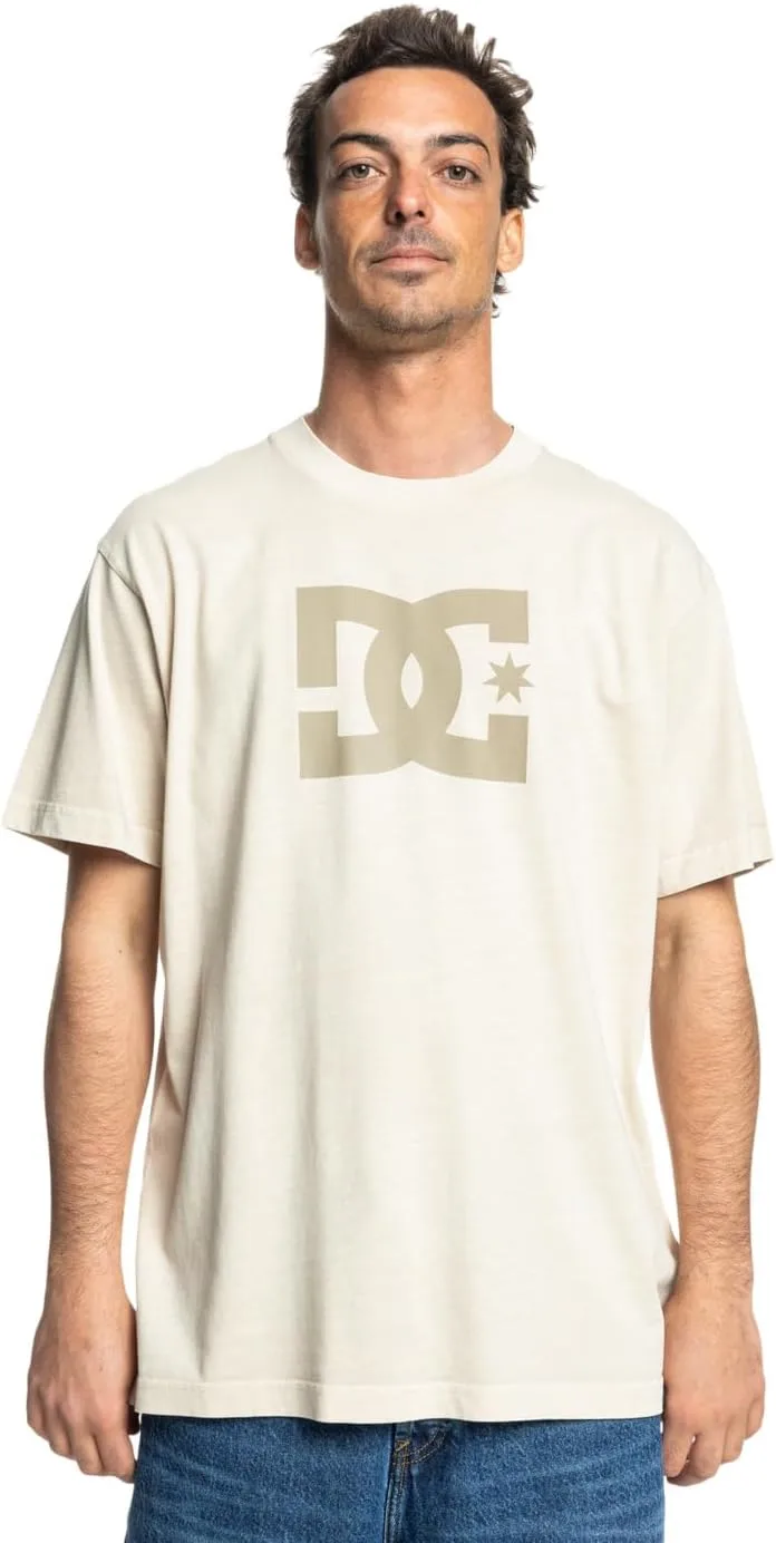 DC Shoes ▫️ DC Star Pigment Dye Hss T-shirt para homem (Pacote de 1)
