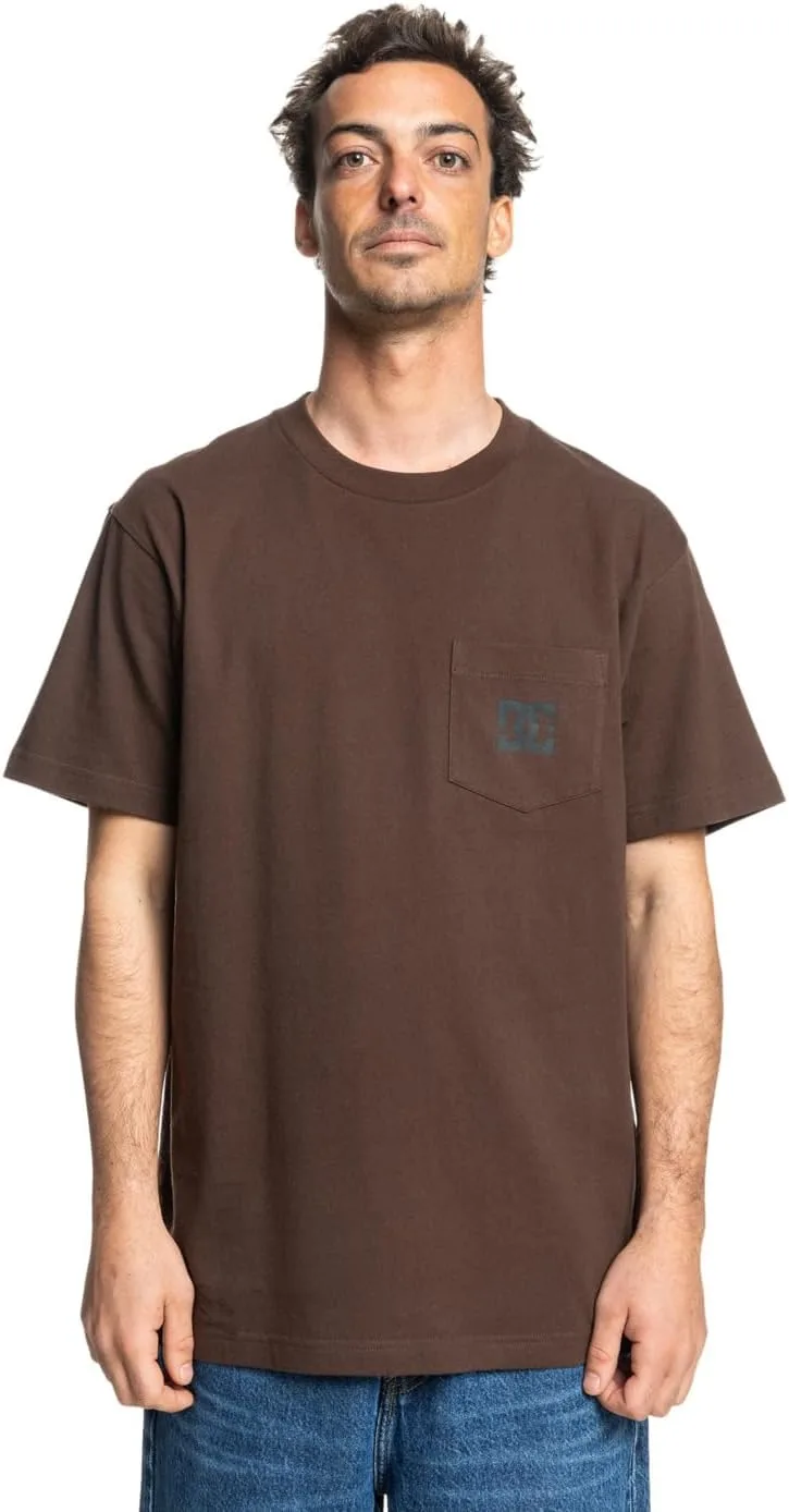 DC Shoes ▫️ Dcshoes DC Star Pocket - Camiseta com bolso para homem