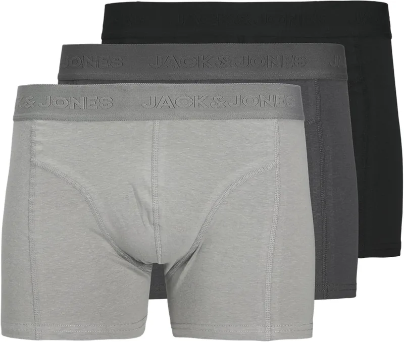 JACK & JONES ▫️ Jacordinary Trunks 3 Pack Jacordinary Trunks 3 Pack para homem (Conjunto de 3)