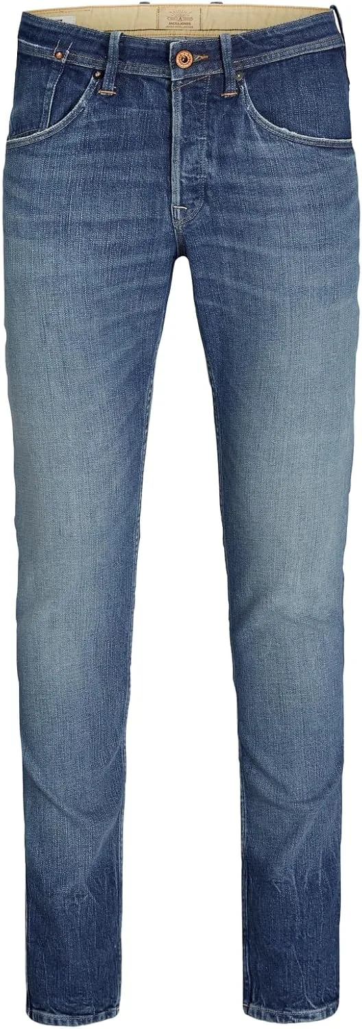 JACK & JONES ▫️ Calças de ganga slim fit Jjiglenn JJDENVER JJ 144 Noos Calças de ganga slim fit